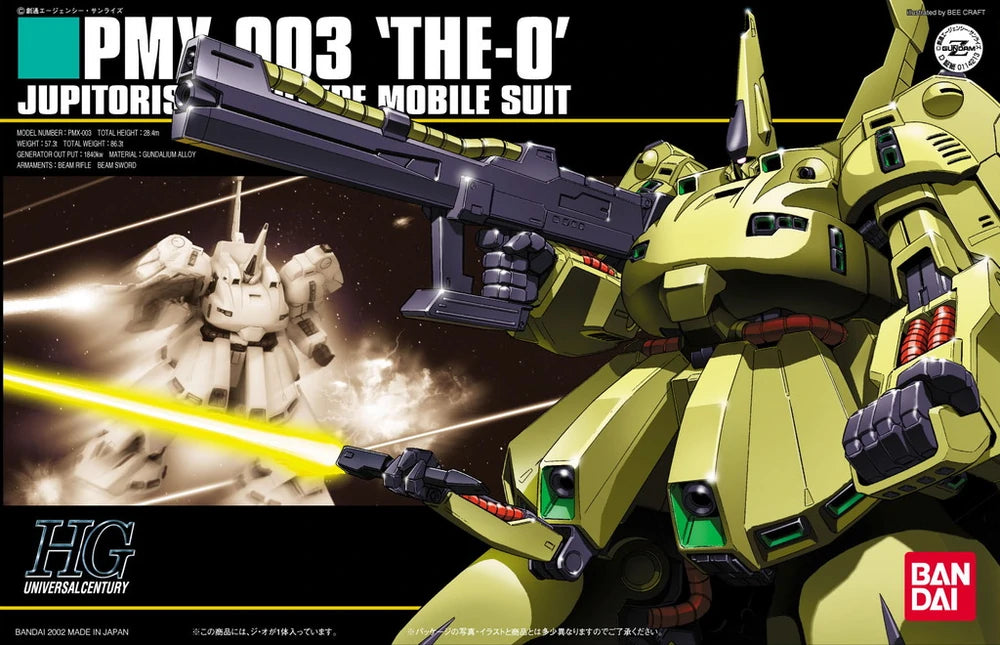 HG 1/144 HGUC PMX-003 The-O | Bandai Gundam Gunpla Kit | LA Scale