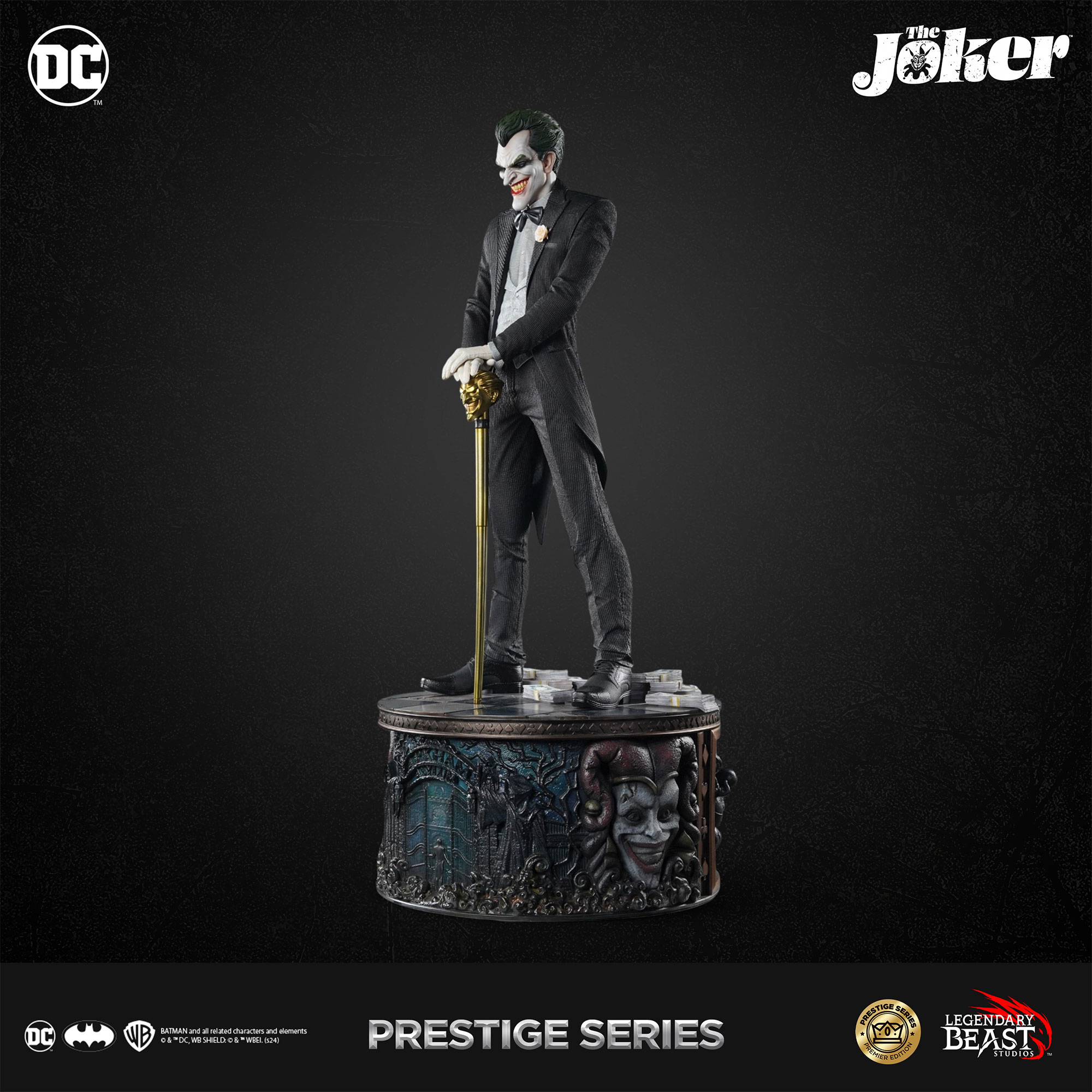 JOKER 1/3 SCALE PRESTIGE SERIES – PREMIER EDITION BLACK VARIANT