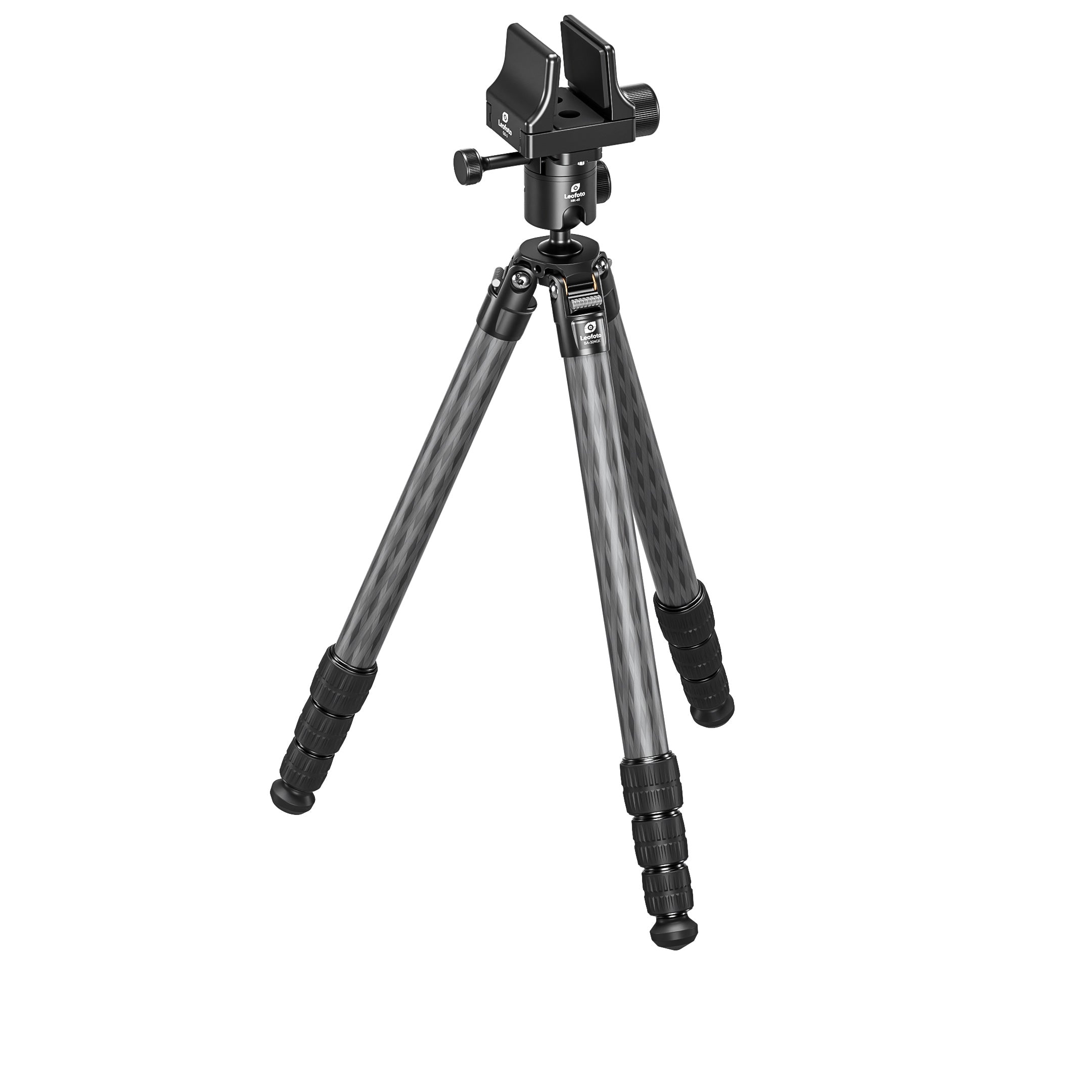 Leofoto SA-X+MK-40X+GS-3 Outdoors Tripod with Ball Head and Clamp Set