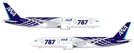 ANAがボーイング787型機のシートと特別機塗装を発表 - TRAICY
