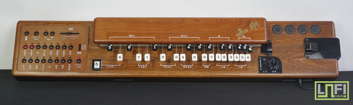 Suzuki TES-100 Waraku Electric Taishogoto Koto Synthesiser Harp w
