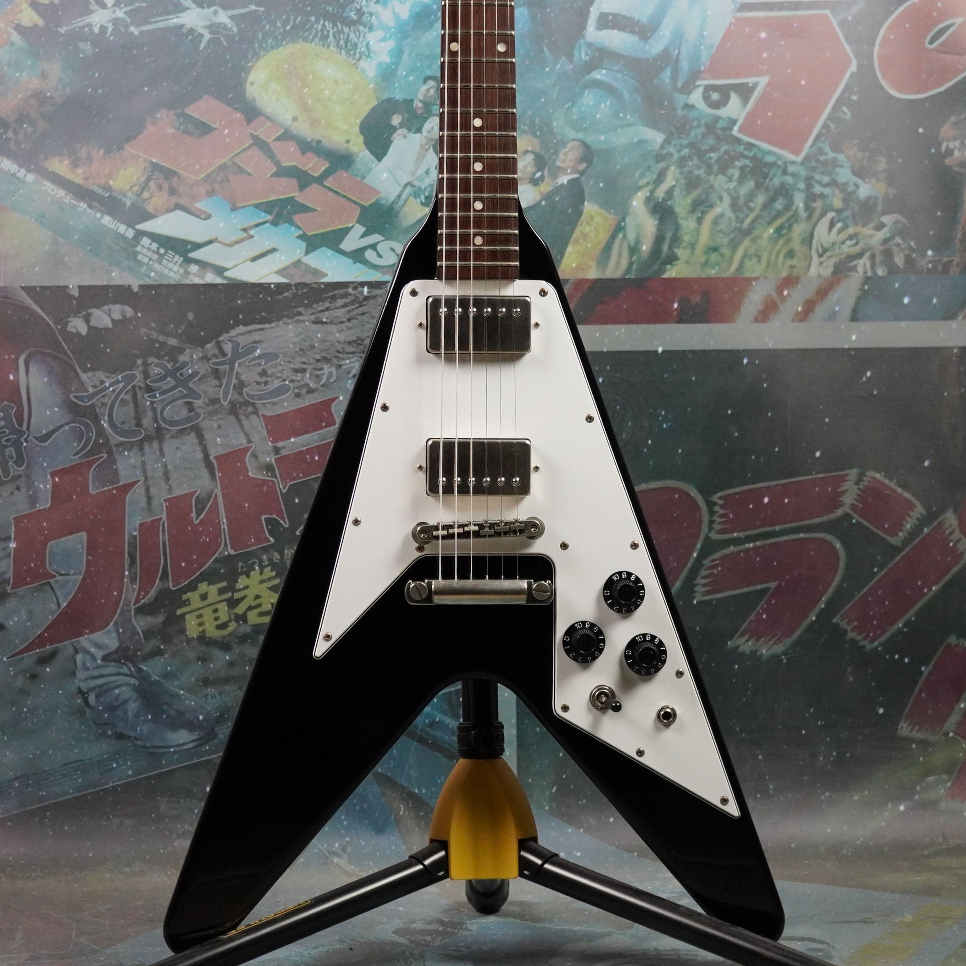 Epiphone Flying V FV-70 1999 Ebony MIJ Japan – Guitarzilla