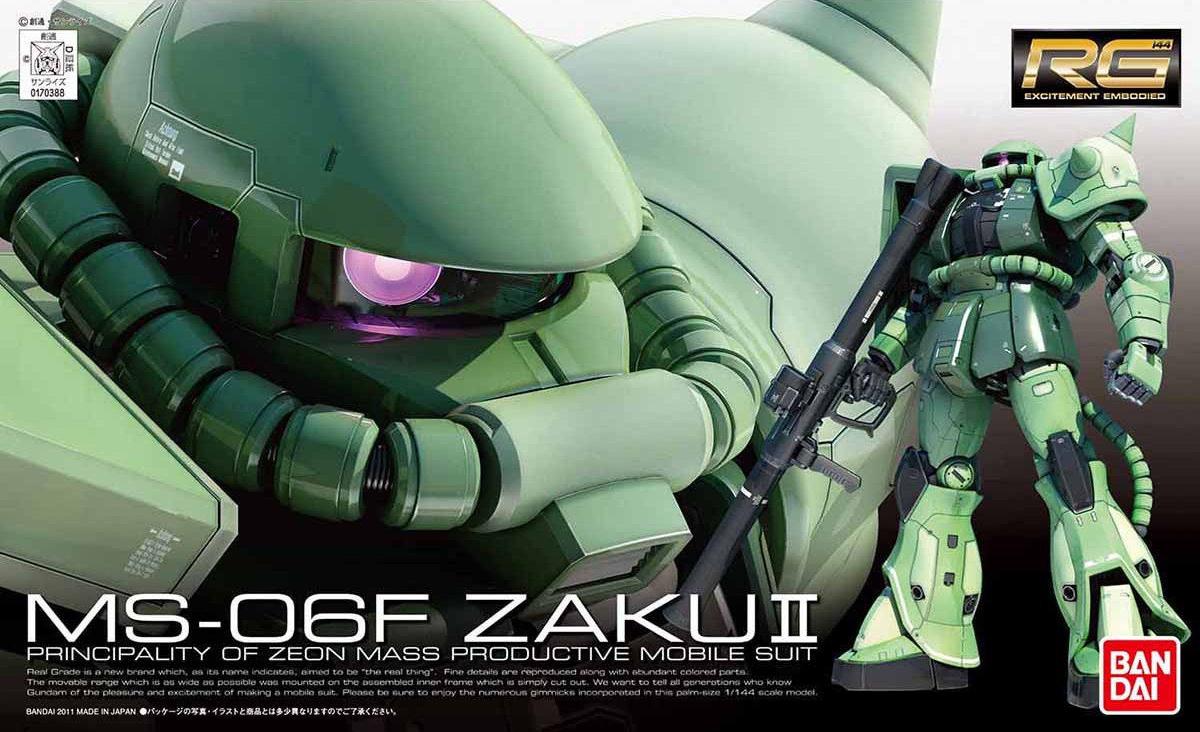 Bandai 1/144 RG MS-06F Zaku II – Gundamonium