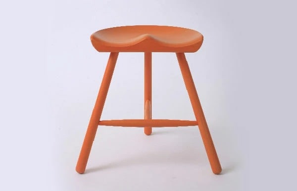スツール 北欧 / シューメーカーチェア H59cm ブラック / WERNER