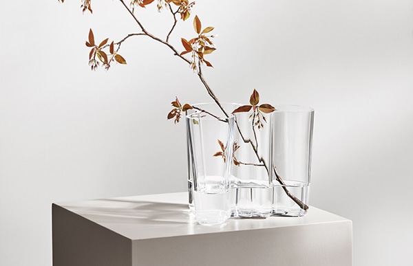 イッタラ フラワーベース / アアルトベース 95 mm クリア S [ iittala
