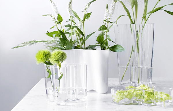 イッタラ フラワーベース / アアルトベース 95 mm クリア S [ iittala