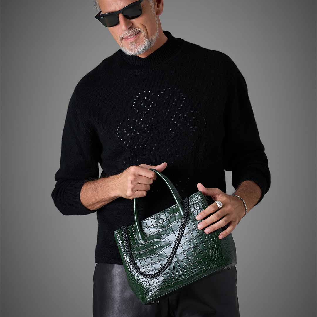 完売】PREMIUM CROCO LOUNGE TOTE GREEN – GOOD4THREE