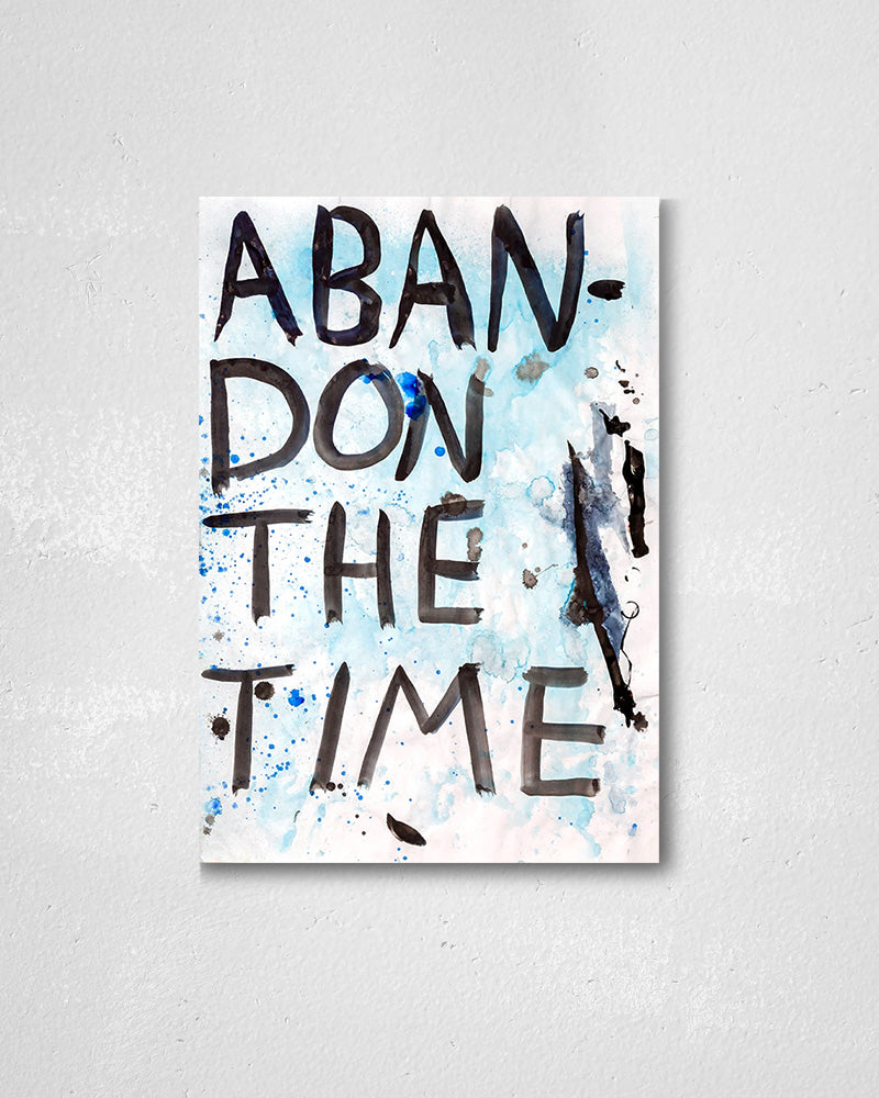 Abandon the Time 01ポスター【David Horvitz│デヴィッド・ホー