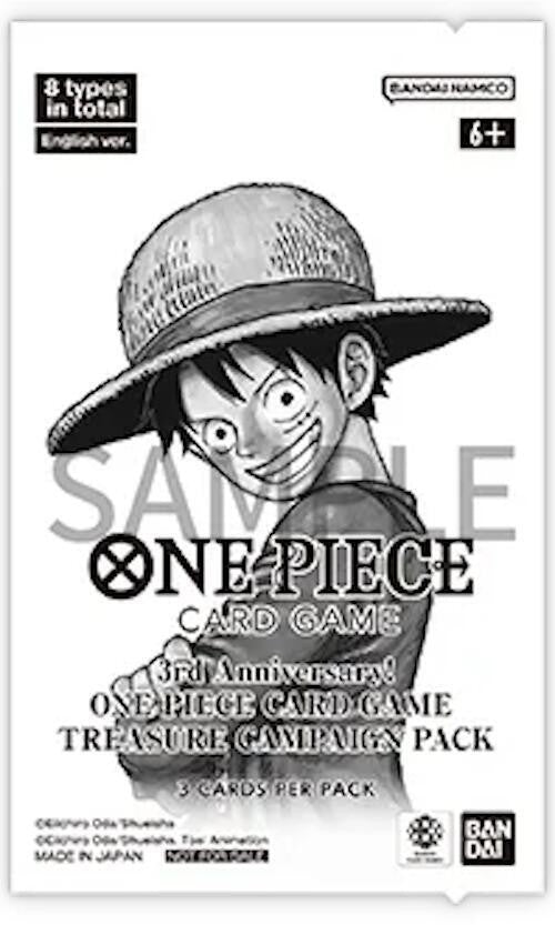 英語版】ワンピース3周年 Treasure Pack （トレジャーパック）- 1