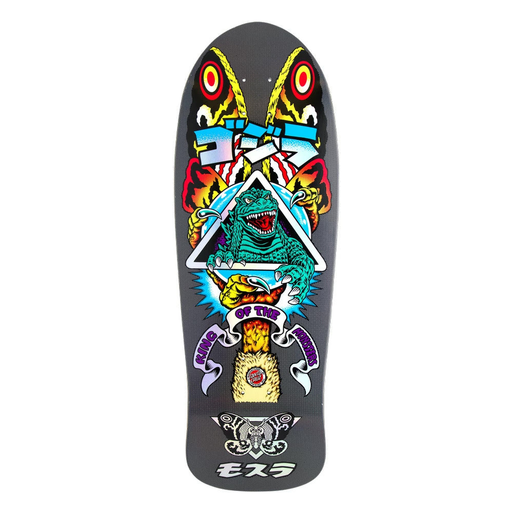 10.538in x 30.14in GODZILLA MOTHRA NATAS SKATEBOARD DECK – ハスコ