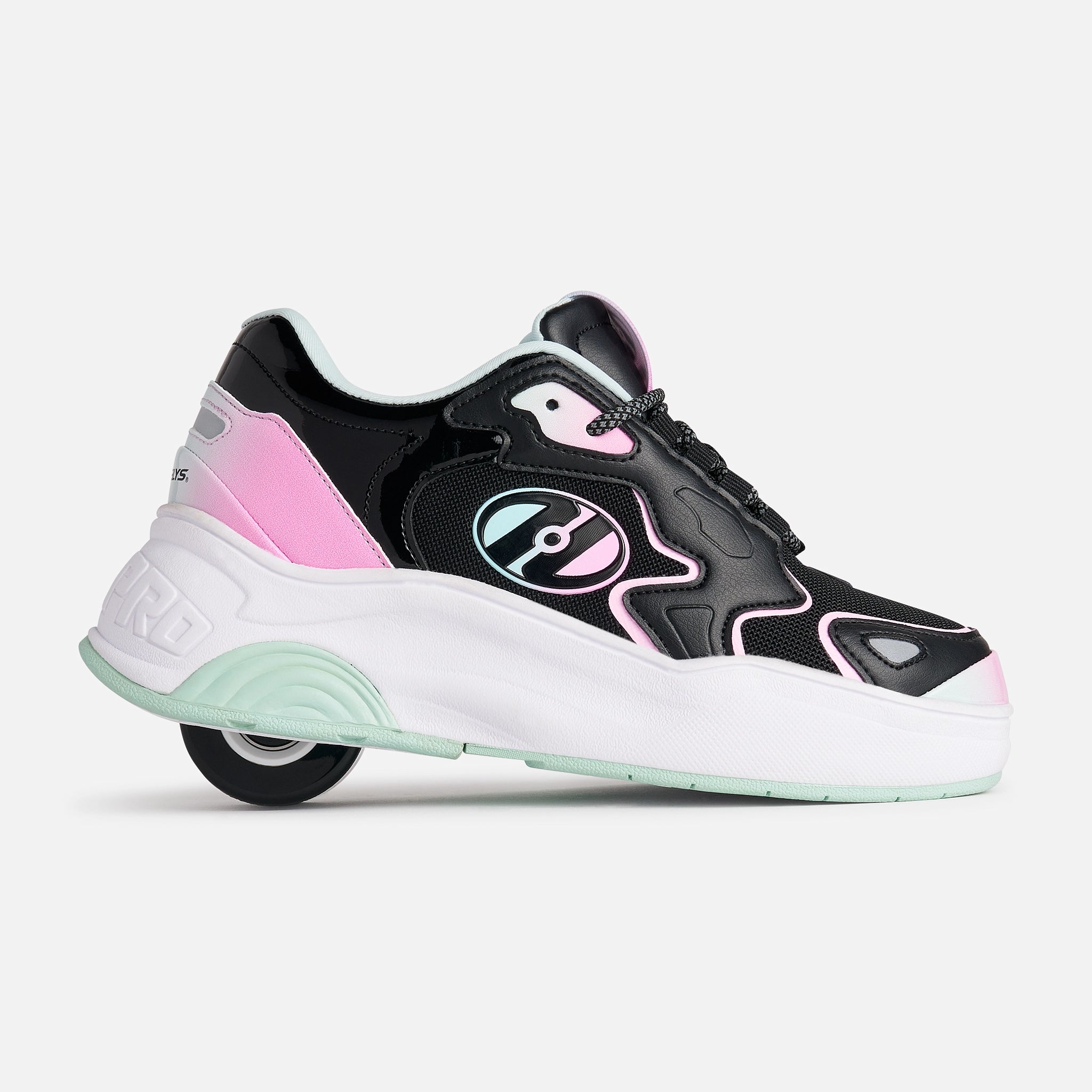 Mega Pro | Black, Pink & Blue | Heelys