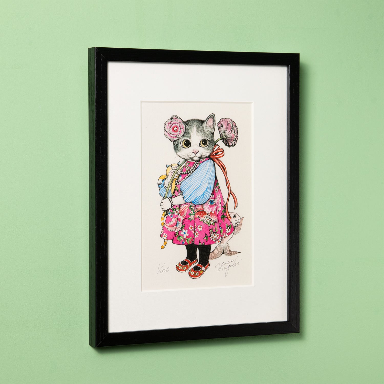 額装】複製画 TAIWAN TICKET ぼーちゃん – ボリス雑貨店