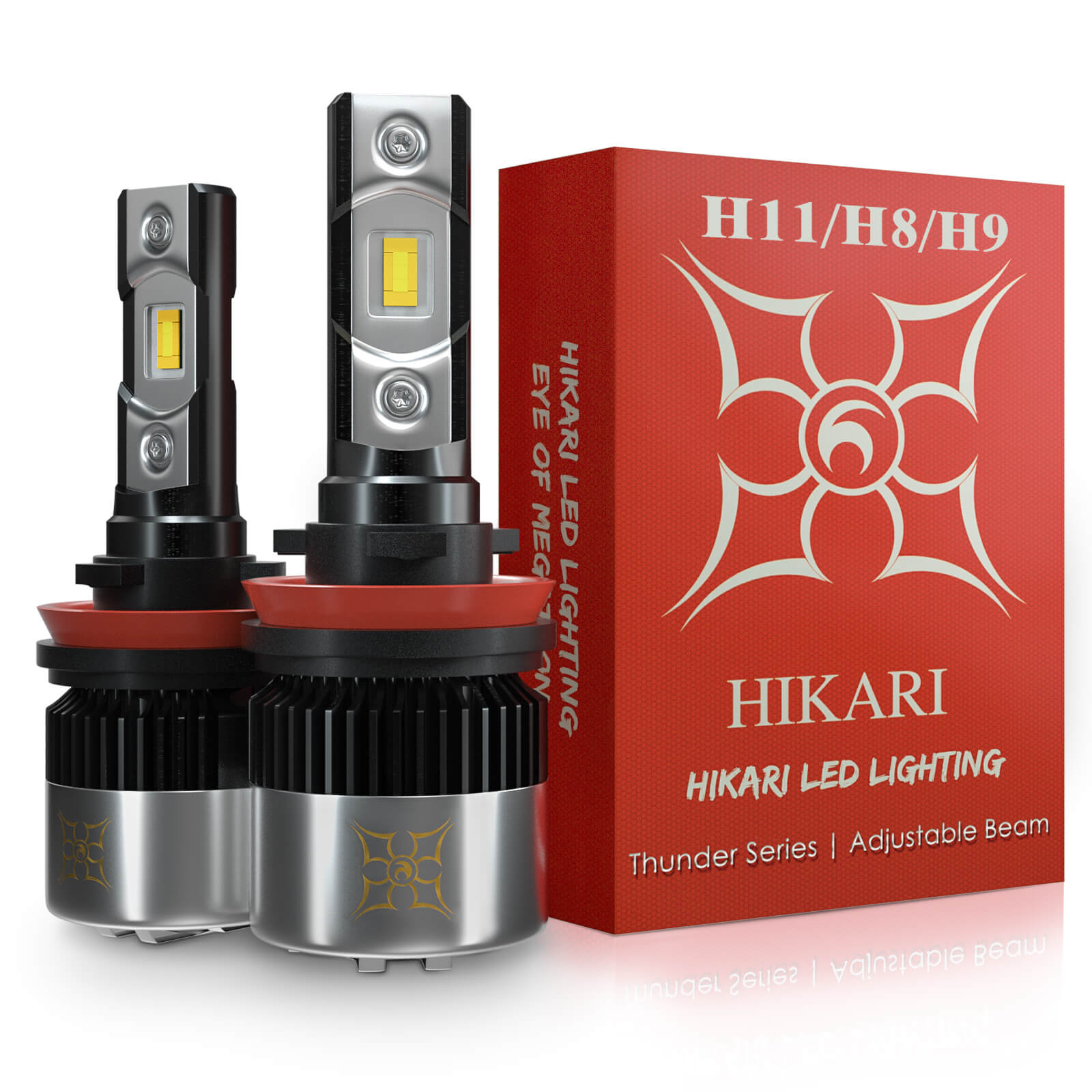 HIKARI Thunder LED bulbs, New Gen of Japanese CSP LED Tech,Easy