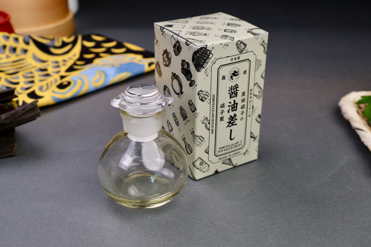 Hirota Glass Soy Sauce Cruet Small – Hinoki Kitchen Craft