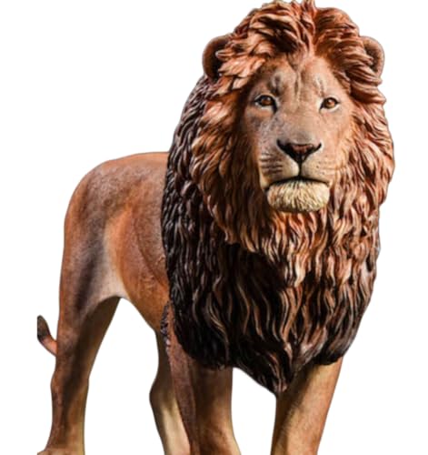 JXK Collectible Lion Figure: The Lion, Expertly Hand-Painted, Lifelike