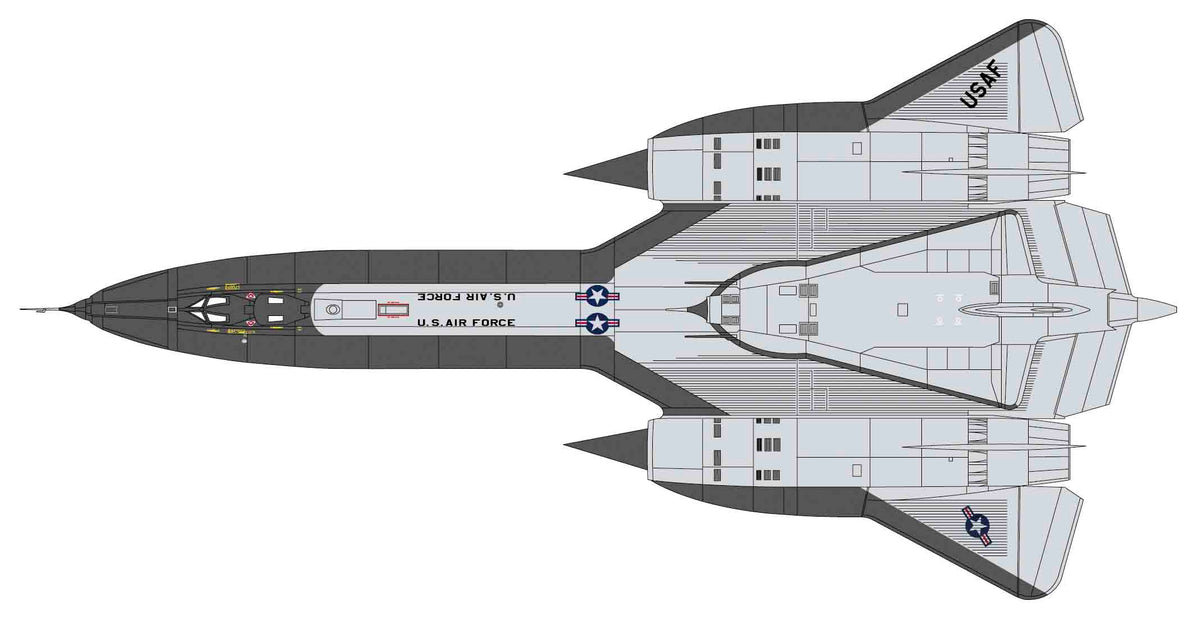 Hasegawa 1/72 US SR-71 (A Version) Blackbird w/ GTD-21B Drone