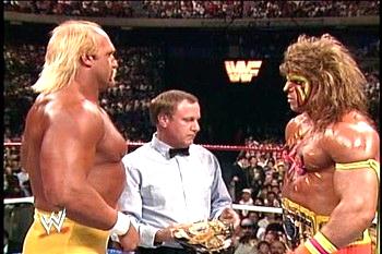 WWE クラシックホーガンVSアルティメットウォリアーレッスルマニア6