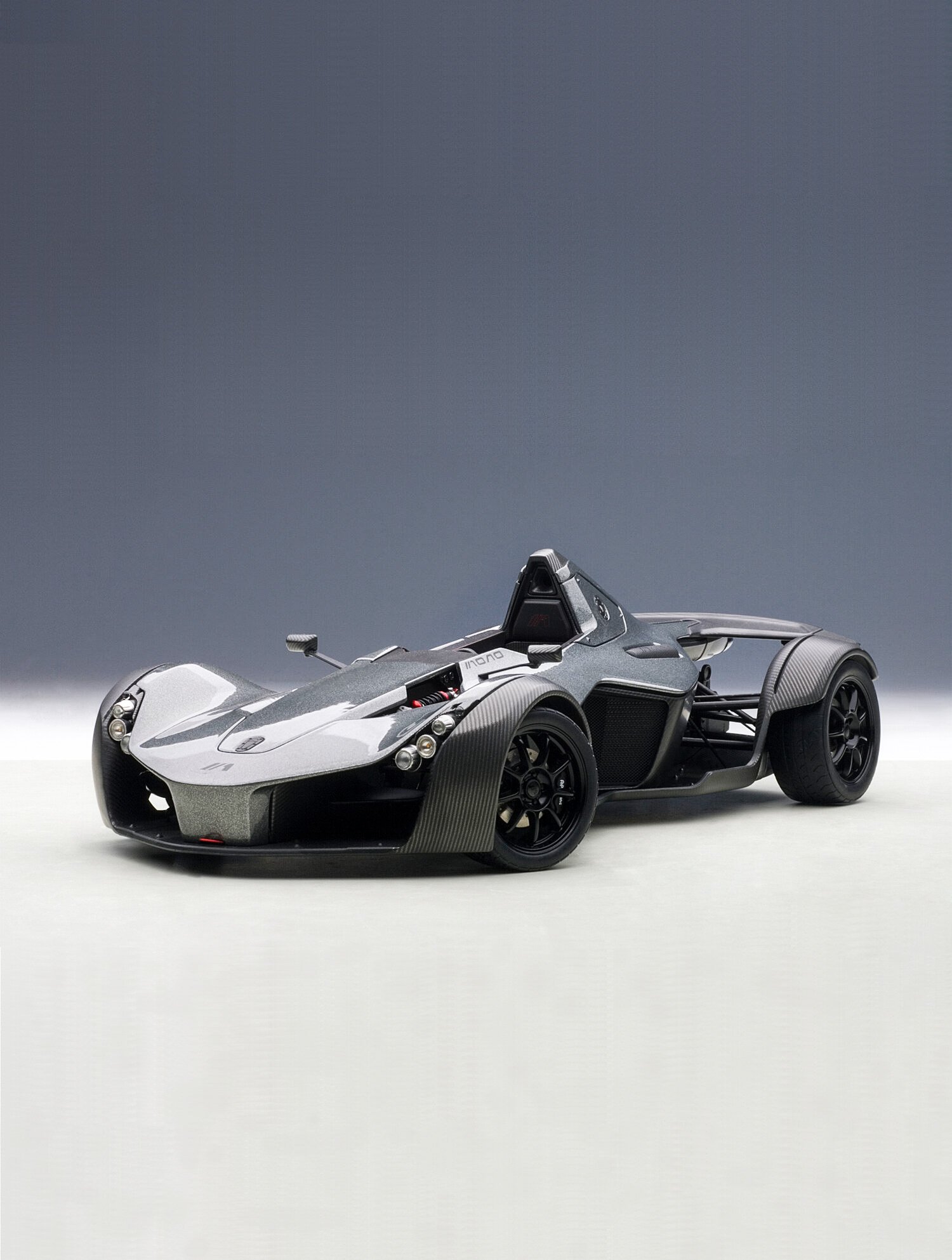 BAC Mono 1:18 Scale Model Metallic Grey — BAC