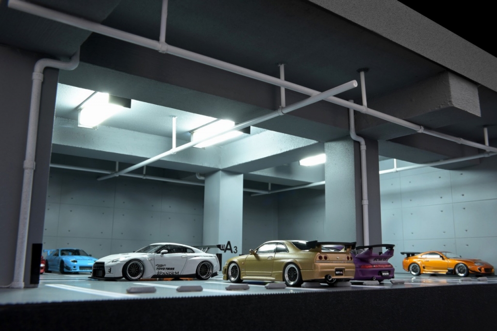 オンラインショップ限定：「1/64 地下駐車場ジオラマ 」11/28 (月) 21