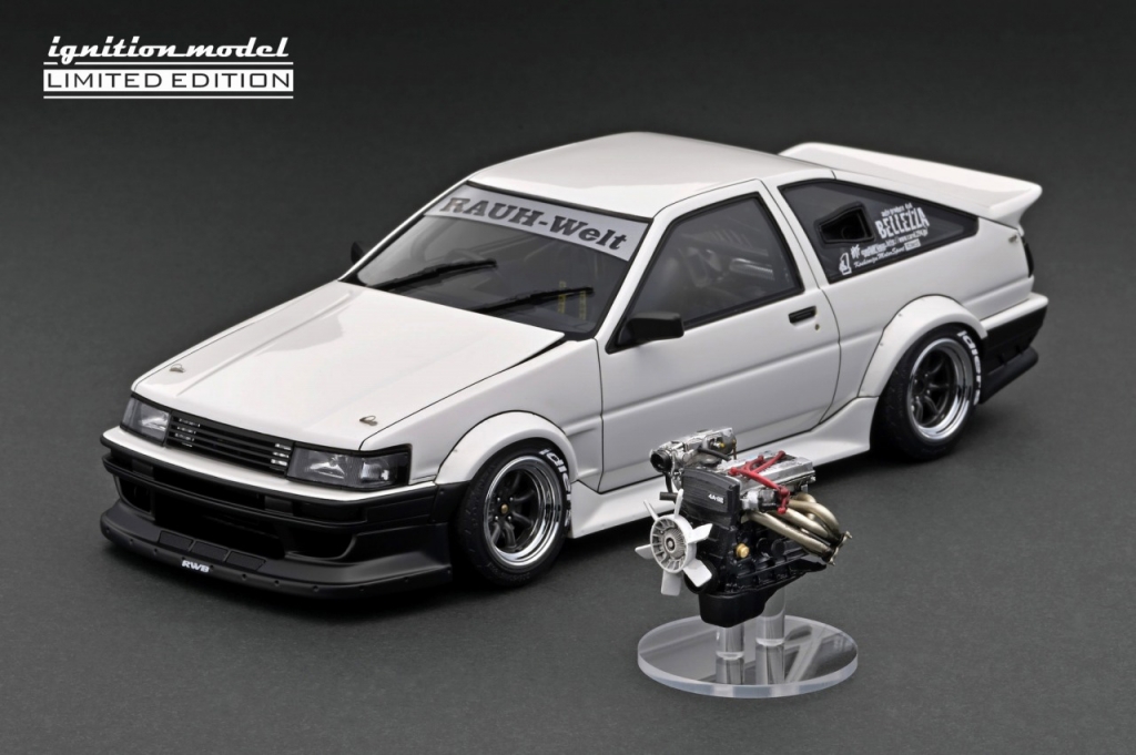 1/18 エンジン付 WEB限定モデル「RWB AE86」6/19(月）21時半~ 受注