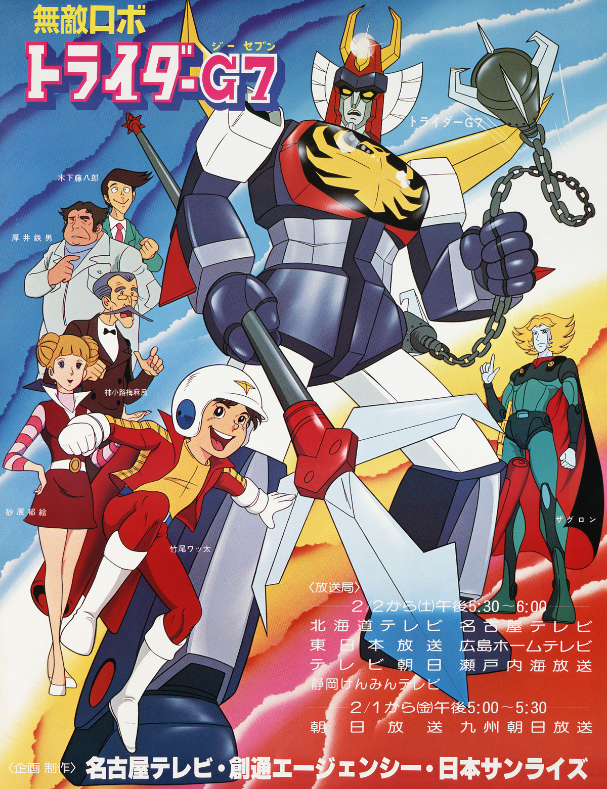 無敵ロボ トライダーG7｜作品紹介｜サンライズ