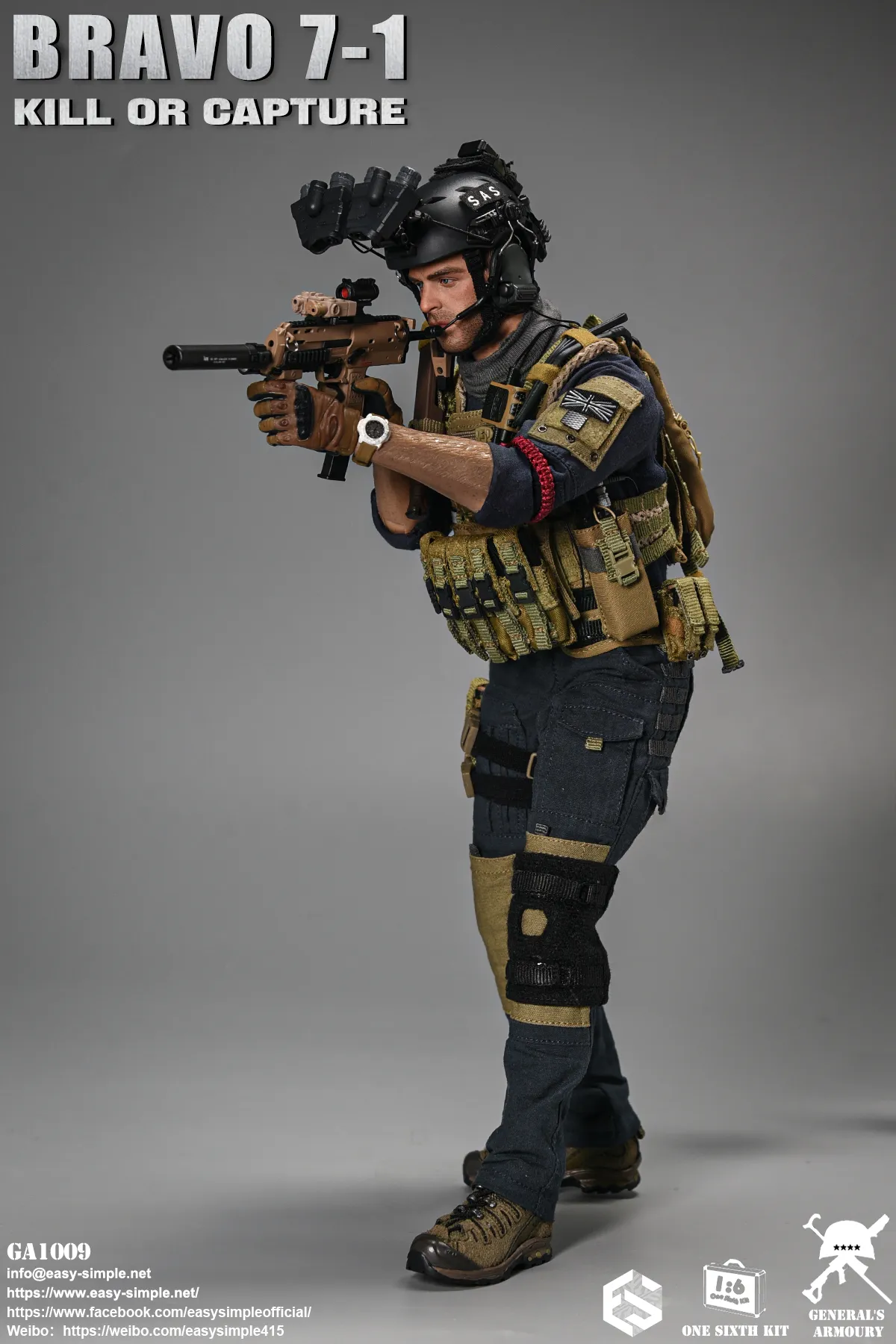 1:6 Bravo 7-1 Kill or Capture Action Figure