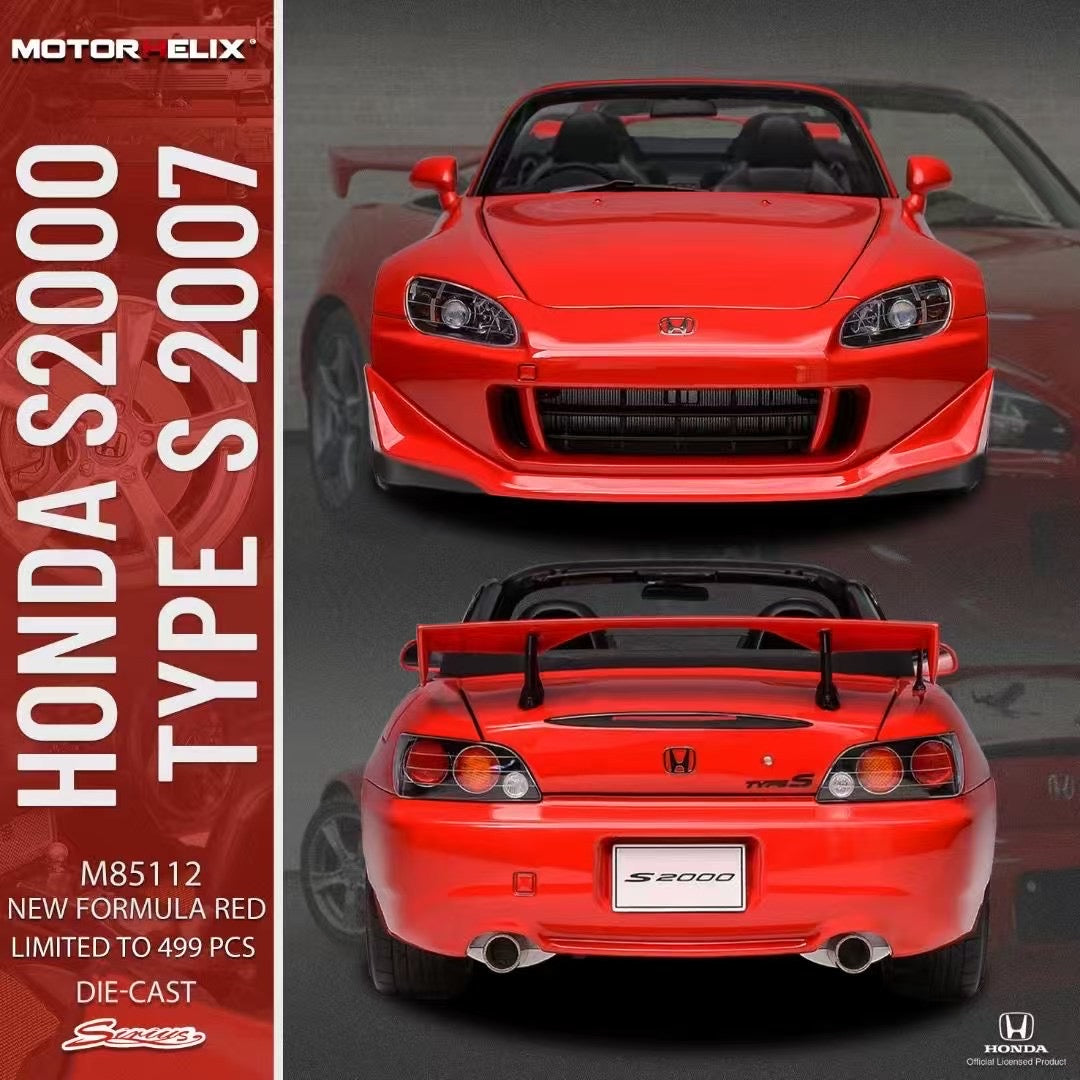 Pre-Order) MotorHelix Honda S2000 Type S 1/18 – IronCookie Diecasts