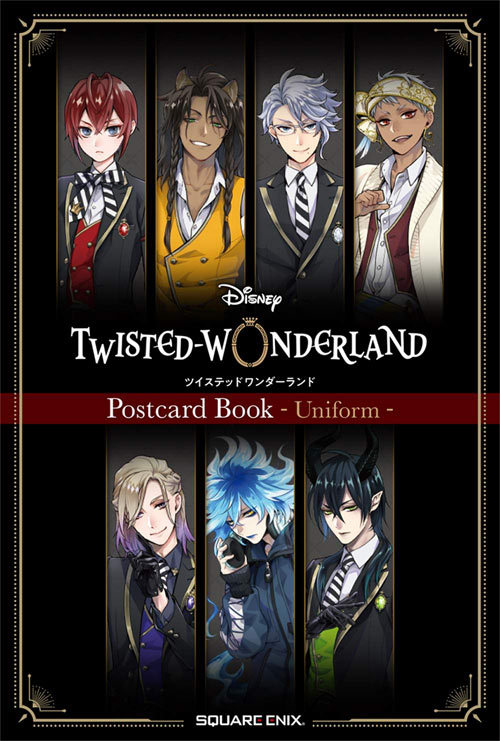 CDJapan : Disney Twisted Wonderland Postcard Book [Uniform] SQUARE