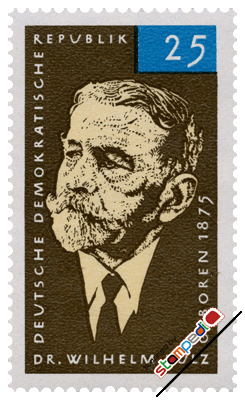 東ドイツ 1965年 記念・特殊切手 25 pfennig, | August Bebel