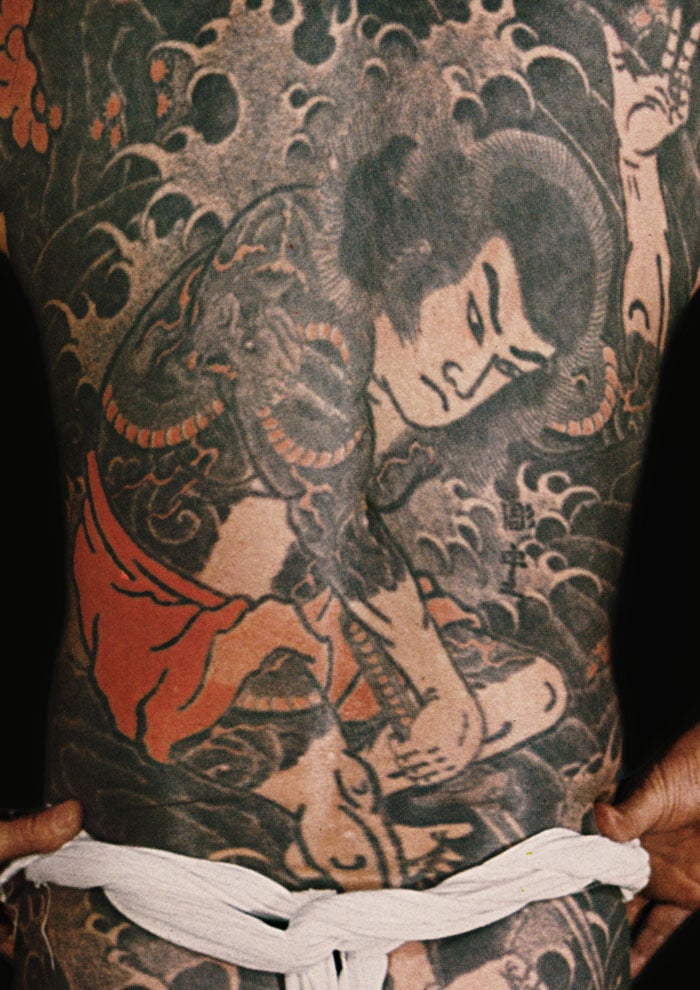 刺青写真 最後の初代彫宇之作品「浪切張順」 | 歪んだものほど美しい