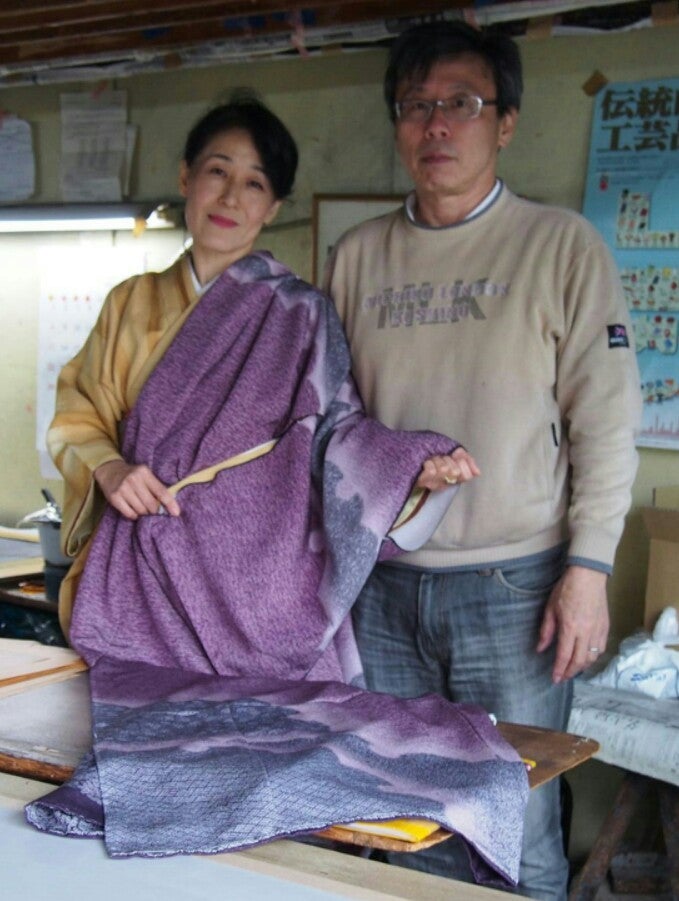 名古屋友禅型染め赤塚工房を訪ねて 1 | 美寿貴～着物110番～ 優しい
