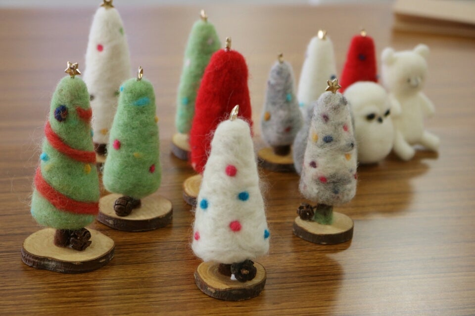 活動35☆羊毛フェルトDEクリスマスツリーづくり | 知立市子育て応援
