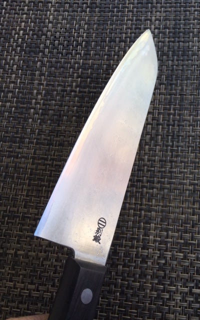 三木 小林工匠作 精魂道場 鋼青紙本割込み庖丁 | 芸技屋（三木とぎ屋