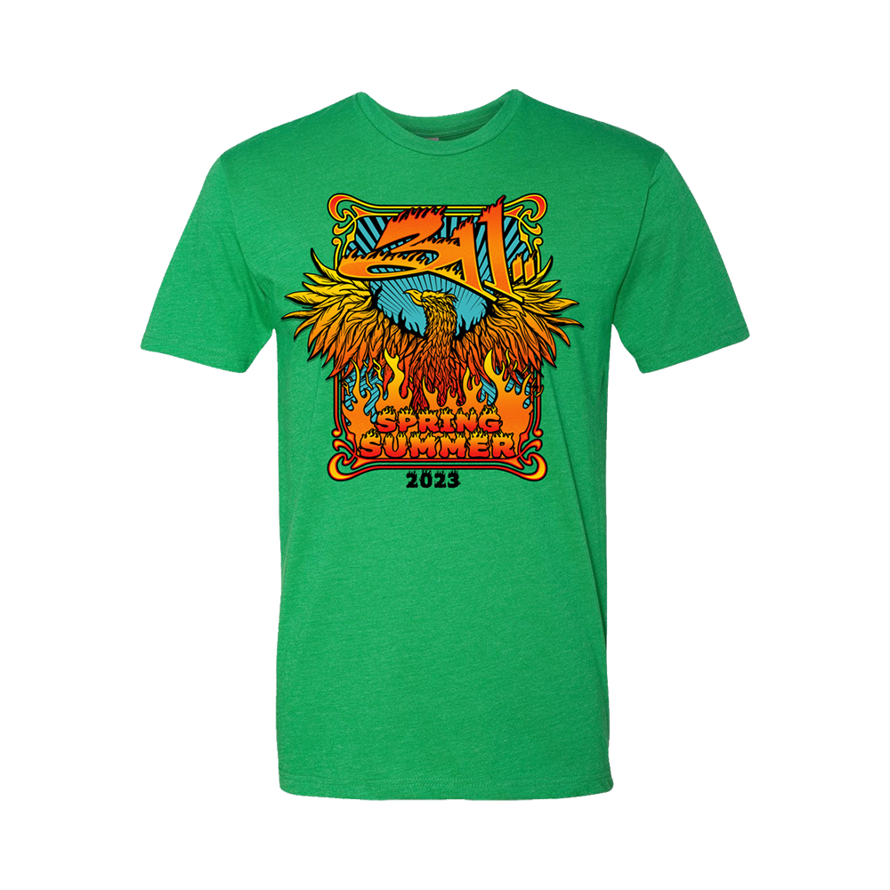 311 2023 Green Tour T-shirt - 311 Official Store