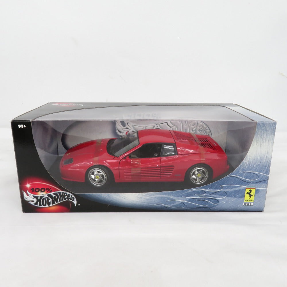 フェラーリ F512M 1/18 開封品 Hot Wheels ホットウィール 模型