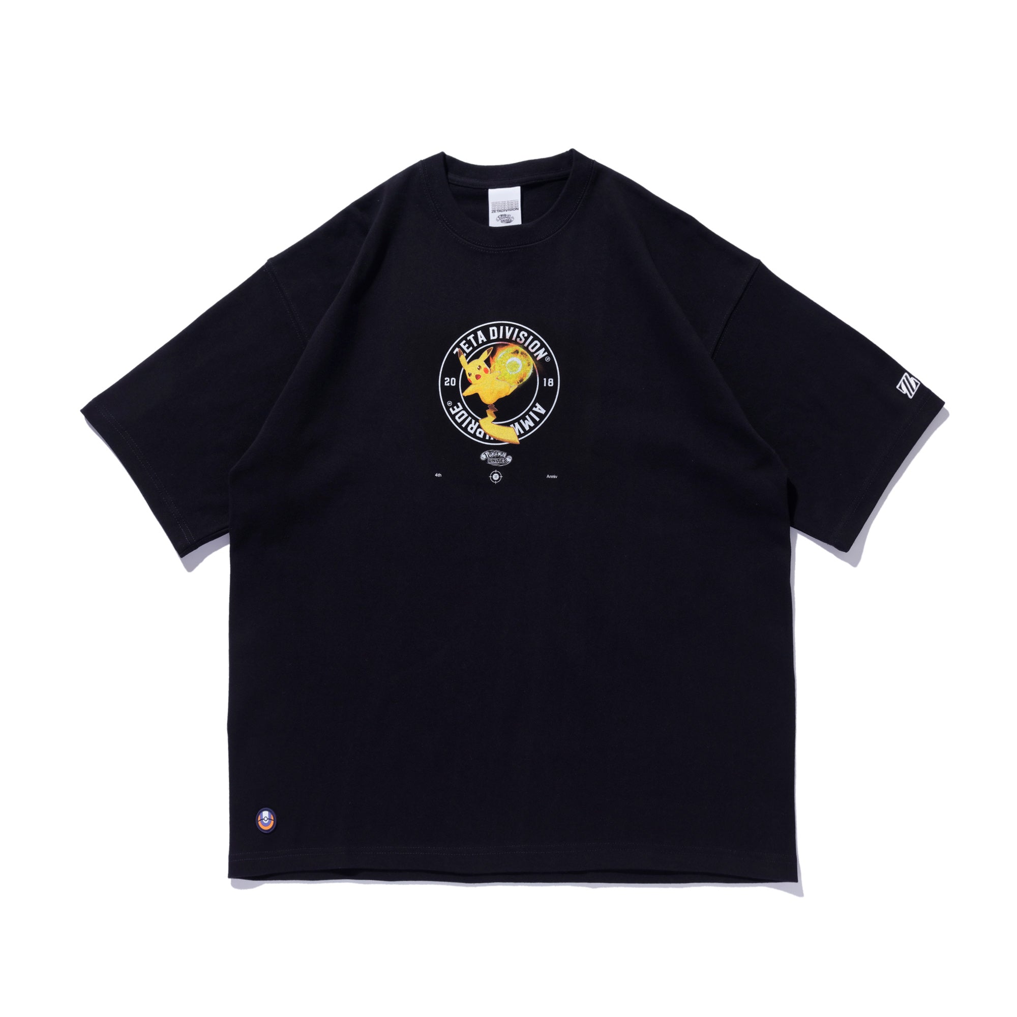Pokémon UNITE × ZETA DIVISION TEE Pikachu / BLACK – ZETA DIVISION