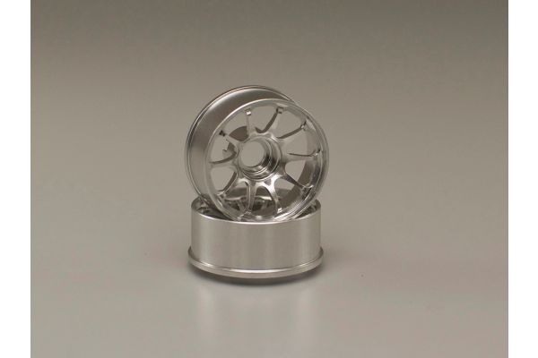 CE28N Wheel N-17mm Off-Set 2.5mm Silver Aluminum Wheels for RWD