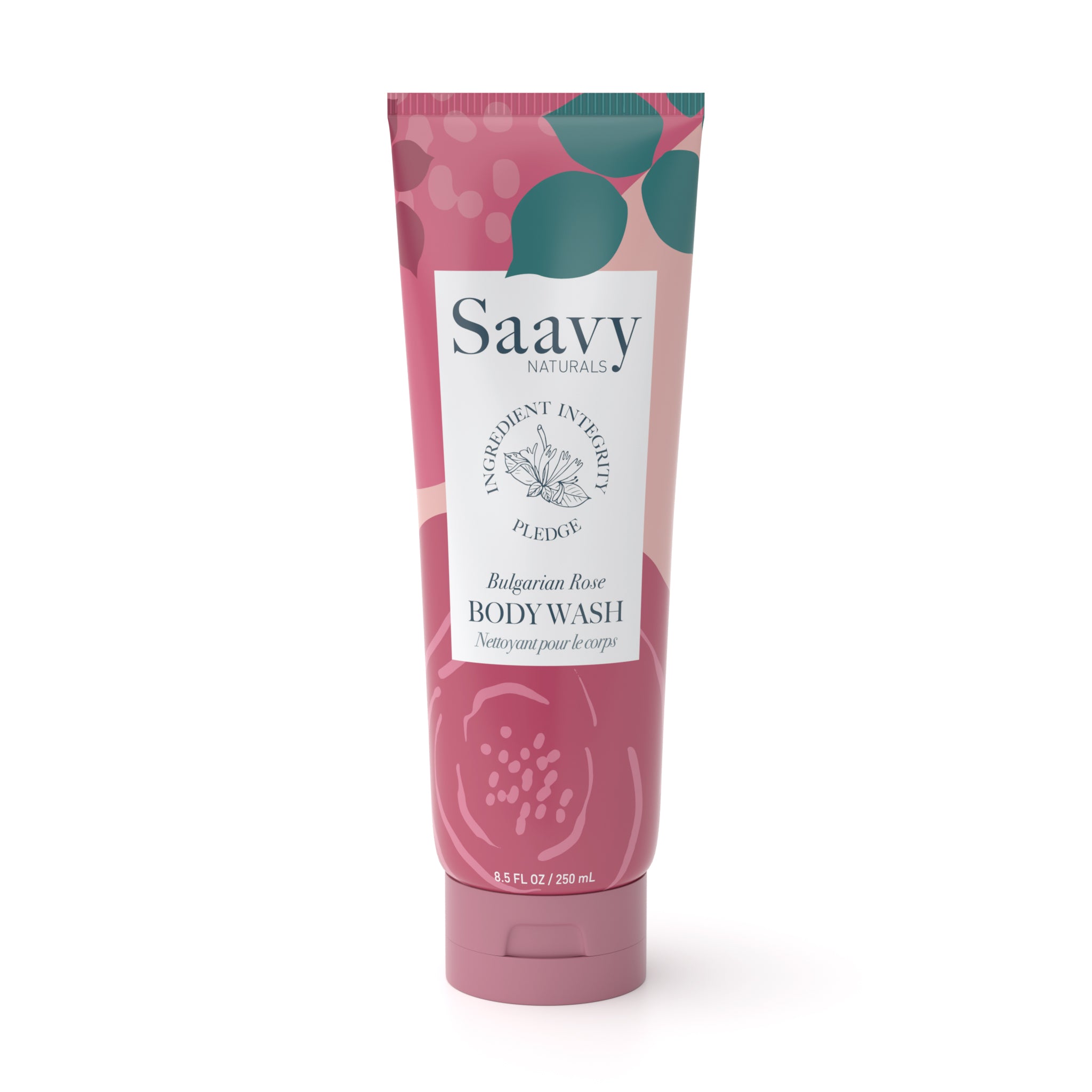 Natural And Organic Body Wash | Bulgarian Rose | Saavy Naturals