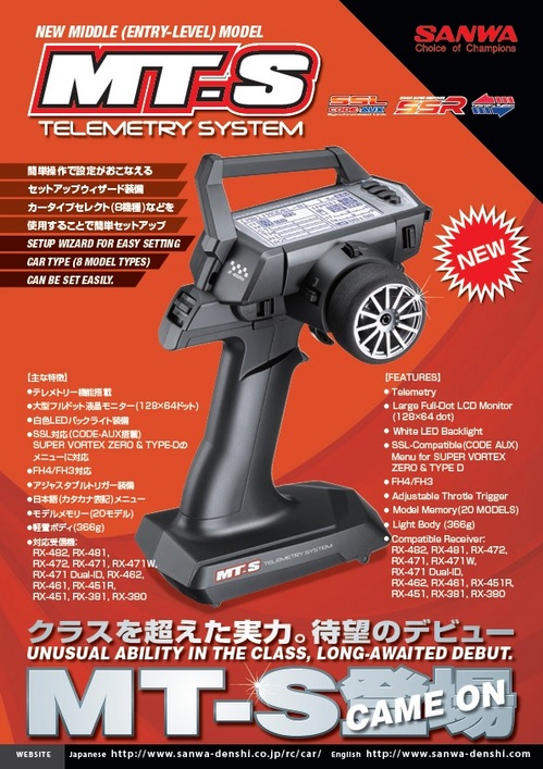 ほぼ未使用・仮組み・美品サンワ MT-S＆RX-481