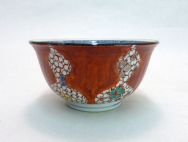 京焼・清水焼 加藤雲泉（雲泉窯） 赤地六瓢飯茶碗– SEIKADO