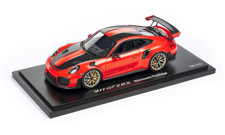 Porsche 911 GT2 RS Weissach Package (991.2) 1:18 Scale Model Car