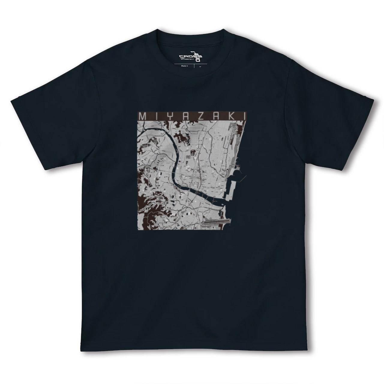 宮崎2（宮崎県）】地図柄ヘビーウェイトTシャツ – クロスフィールド