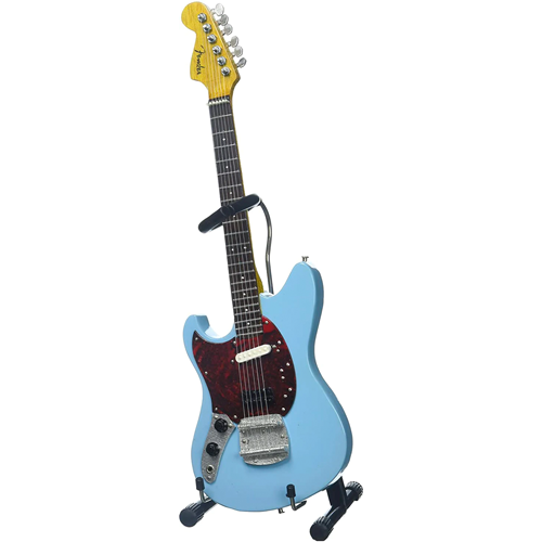 LICENSED FENDER MUSTANG SONIC BLUE - KURT COBAIN | Shop Goldmine Mag