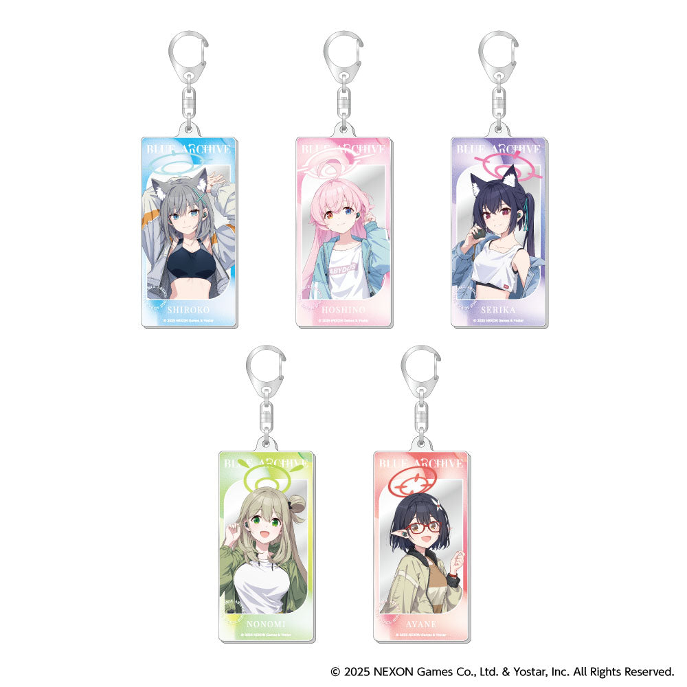 受付終了】トレーディング アクリルキーホルダー 計5種 ブルーアーカイブ