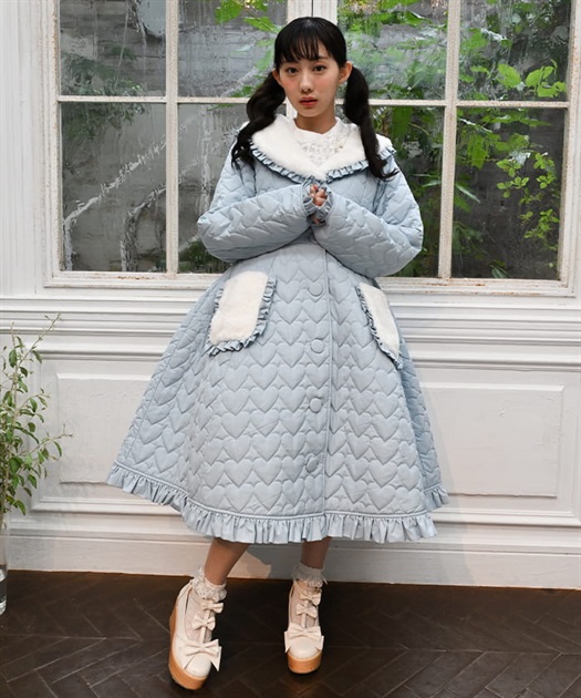 ハートキルティングコート | kawaii -outlet- | axes femme online