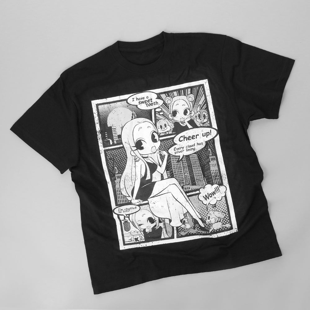 BIGシルエットTシャツ ブラック – KK App Shop（倖田來未 公式アプリ）
