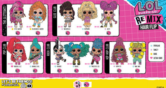 L.O.L. Surprise Remix Hairflip Collector's Guide – The MGA Shop