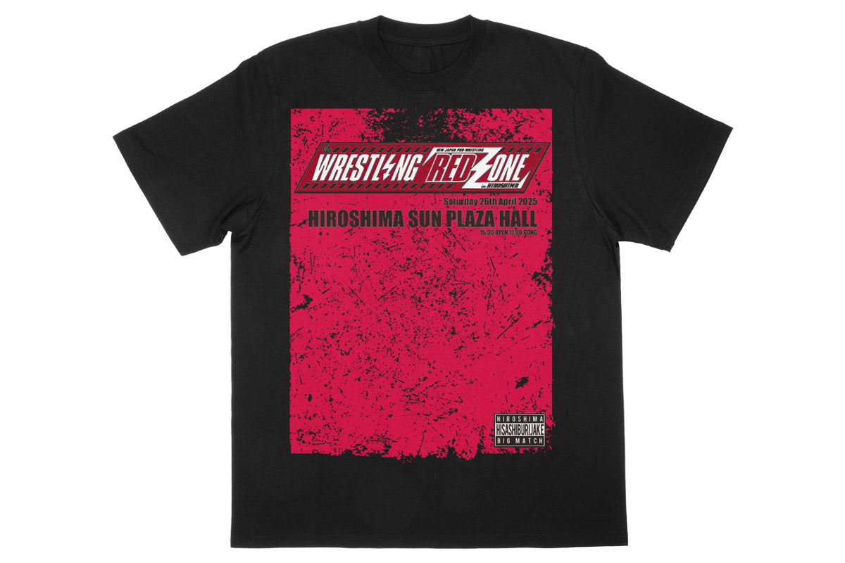 WRESTLING REDZONE in HIROSHIMA 大会記念Tシャツ（2025）
