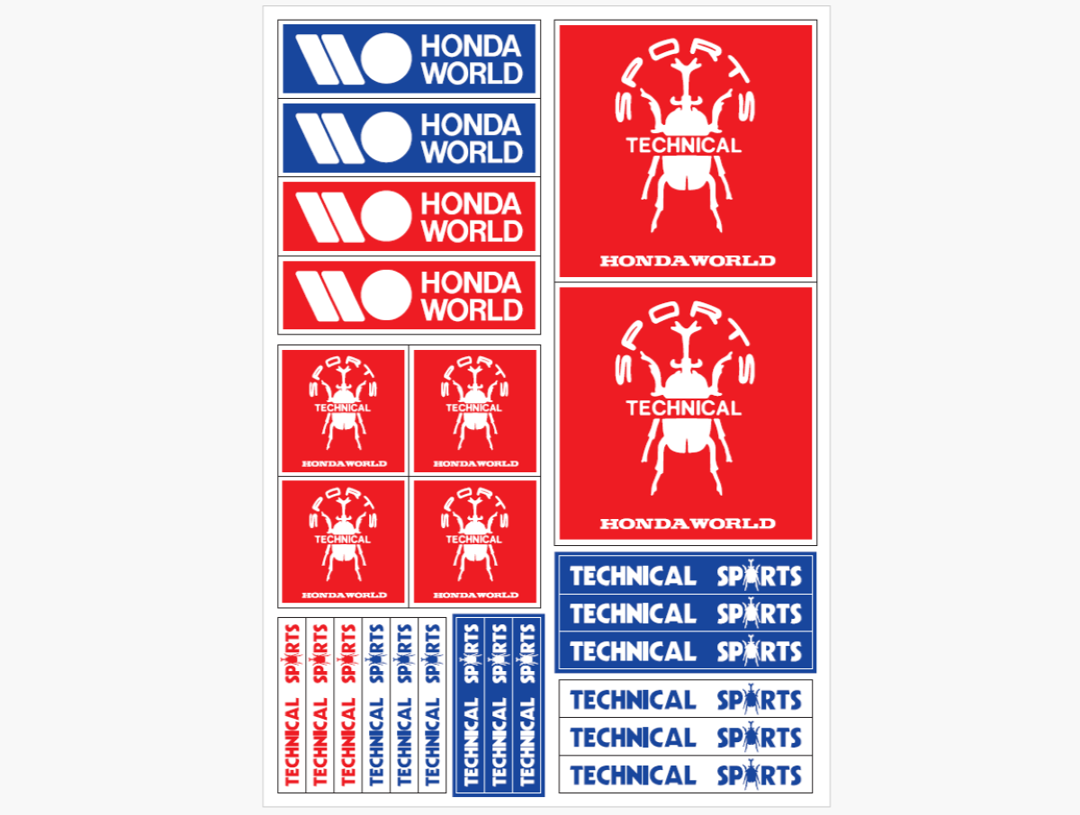 80s TECHNICAL SPORTS ステッカー – TSR ONLINE SHOP