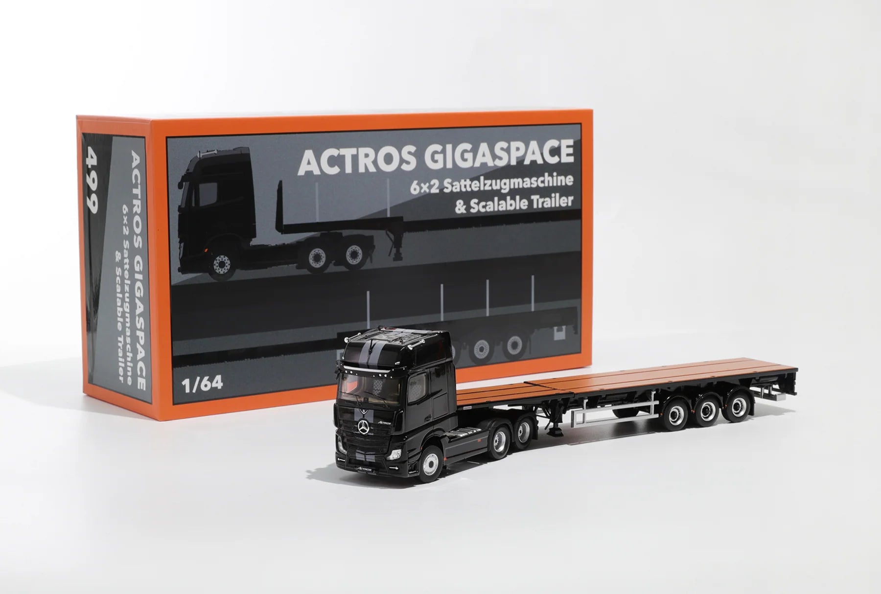GCD 1/64 Mercedes-Benz Actros 3 axle tractor with retractable
